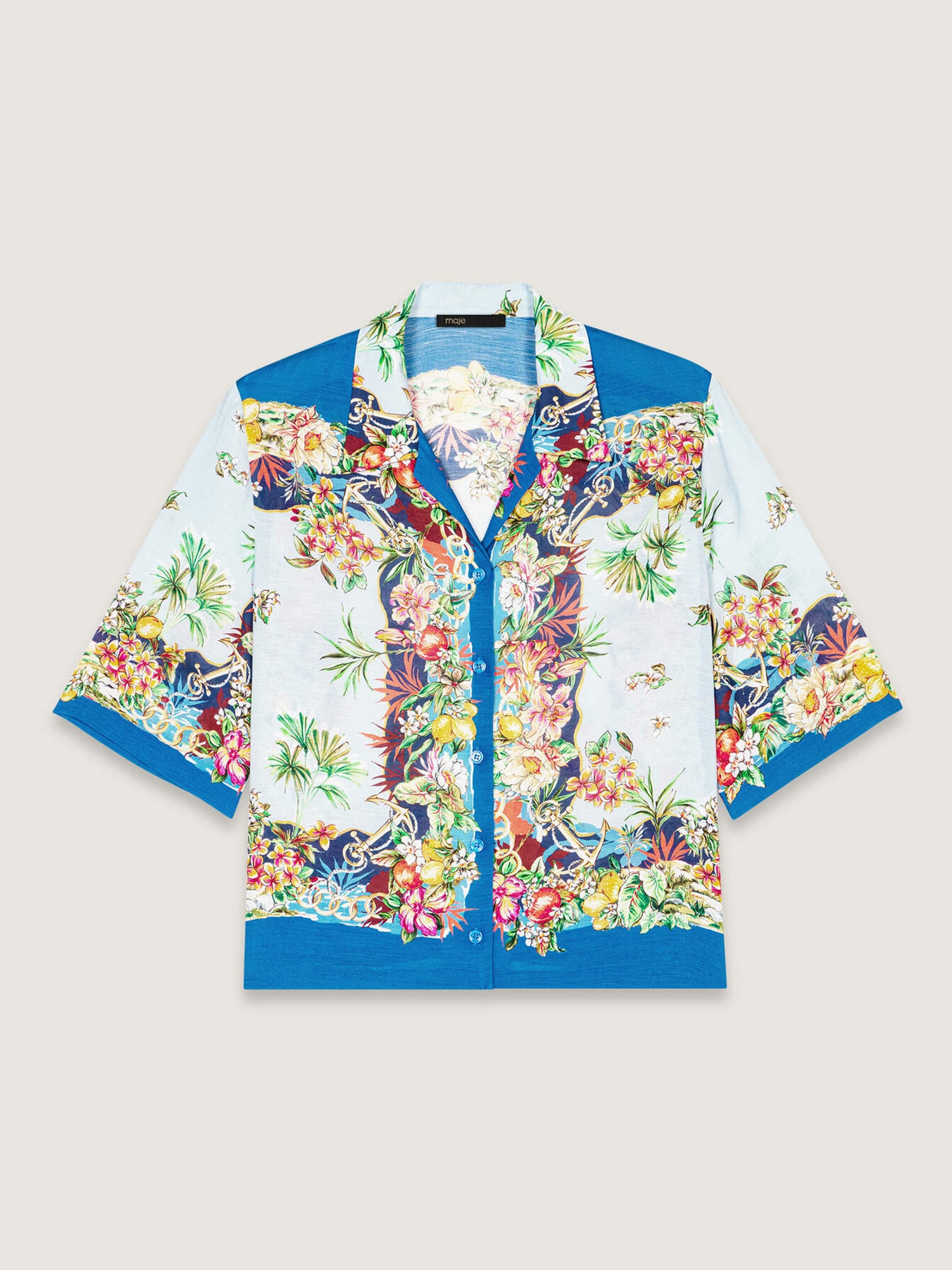 Imprime Floral Multicouleur