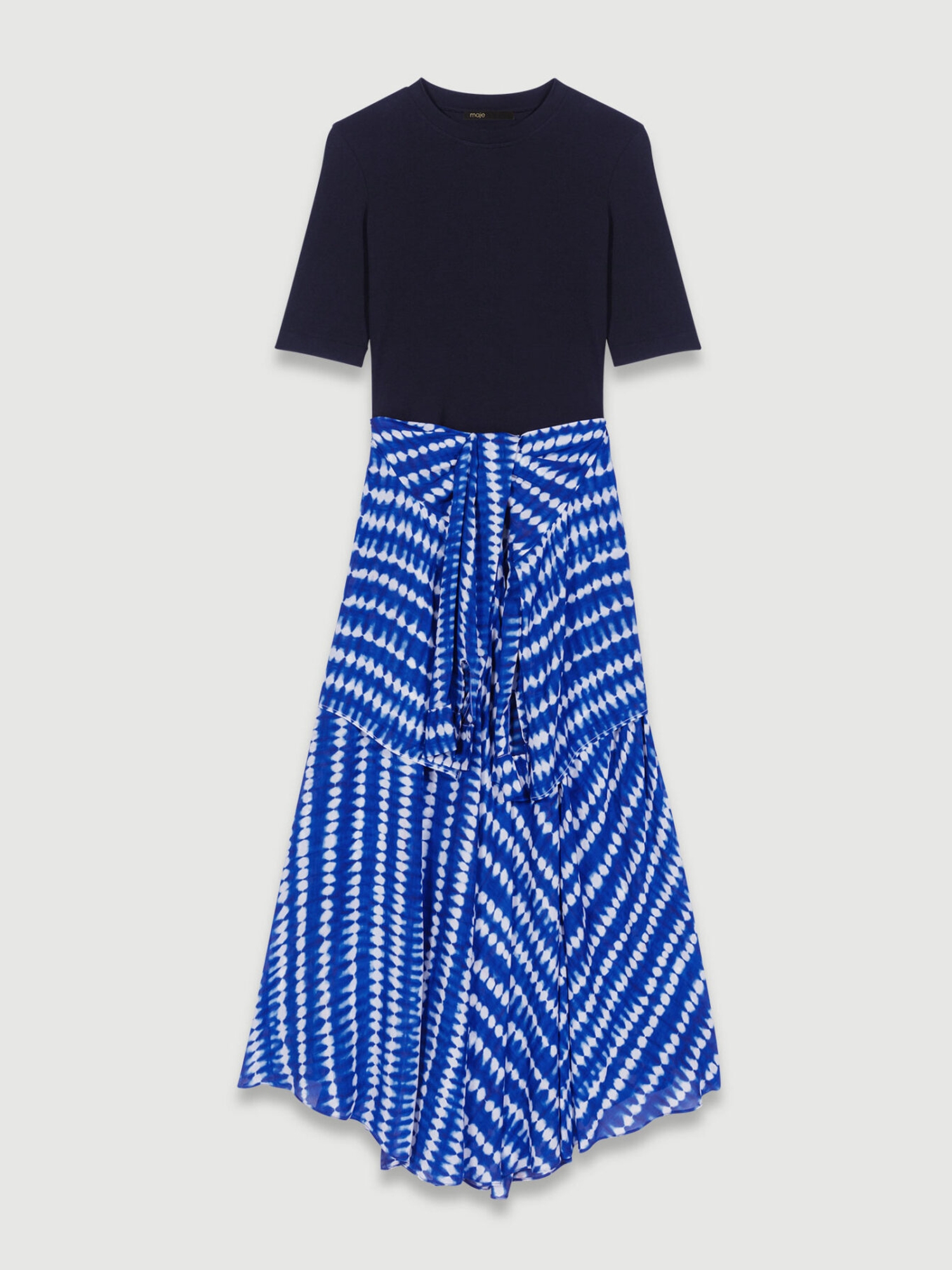 Imprime Tie-Dye Goutte Bleu