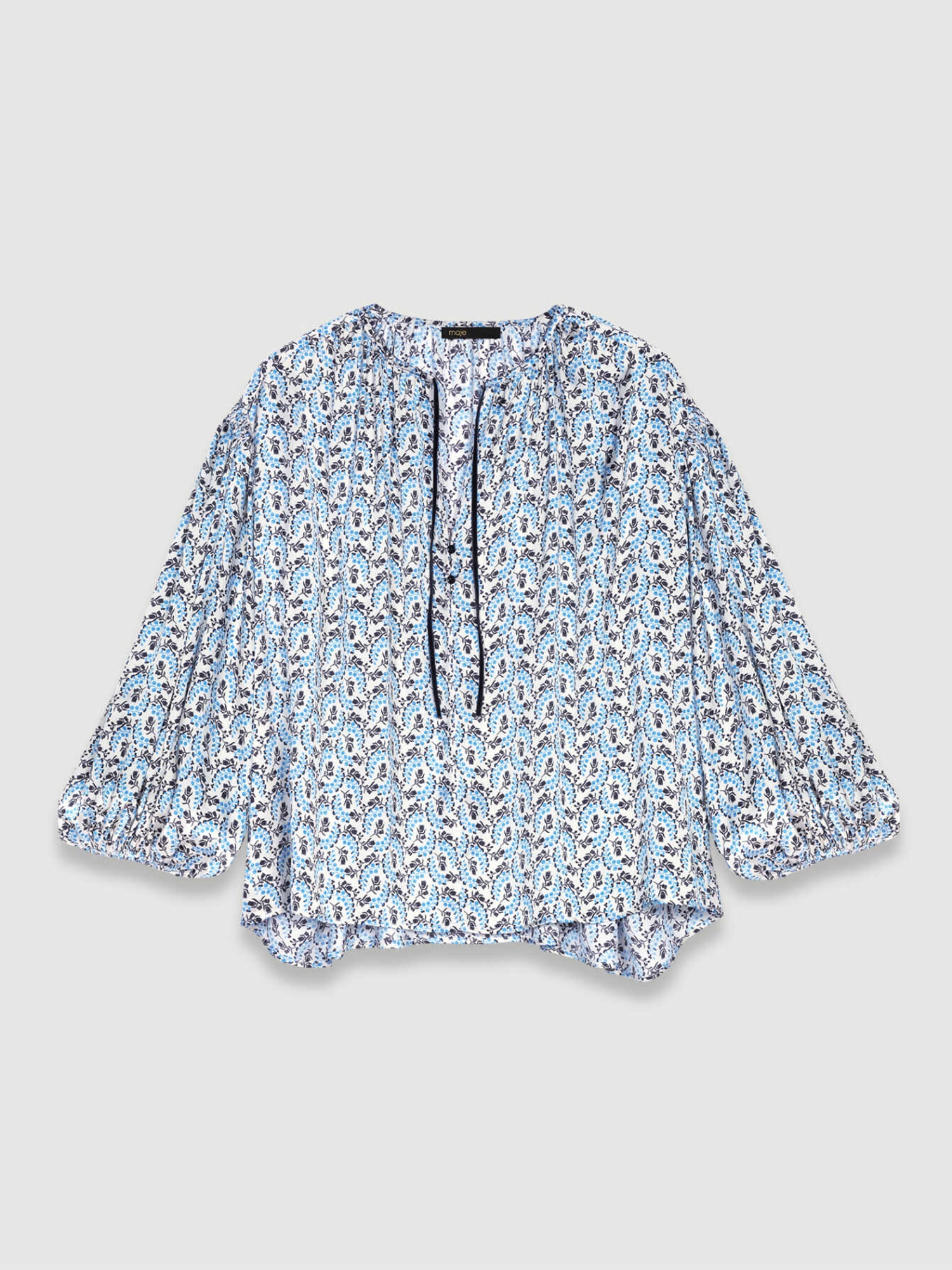 Maiglöckchen Ecru/Blau