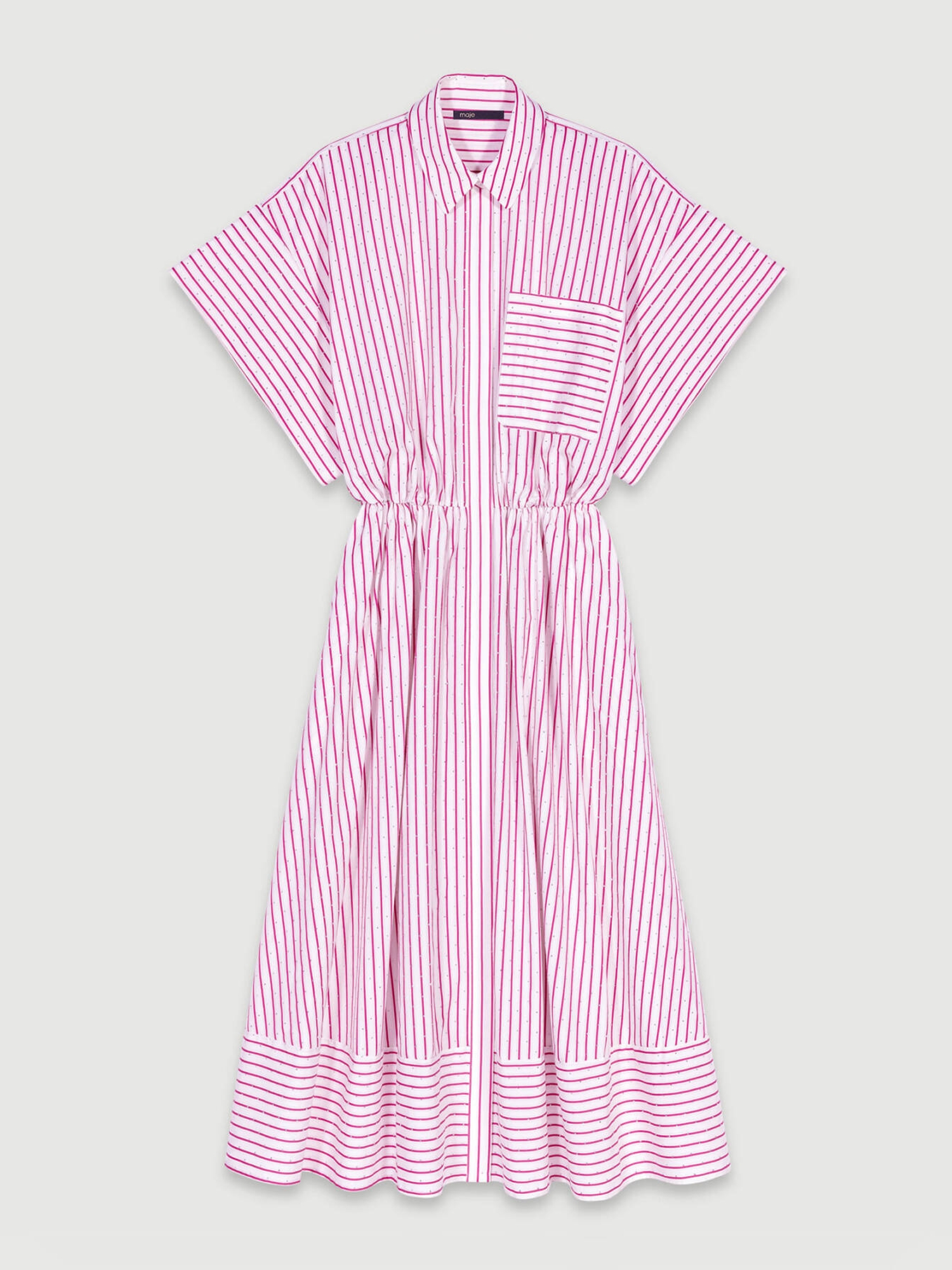 Red Rhinestone Stripe