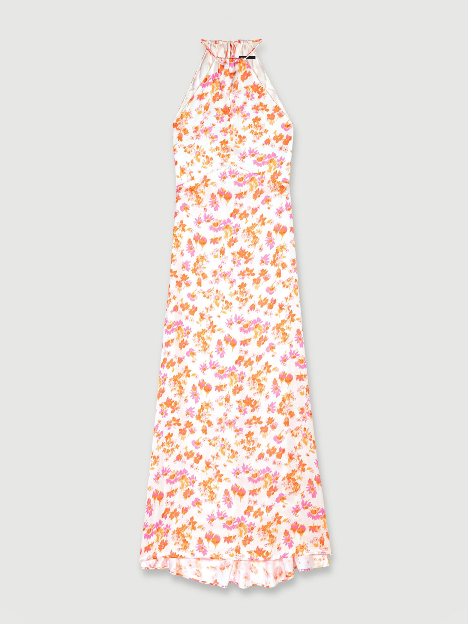 Sping Orange Flower Print