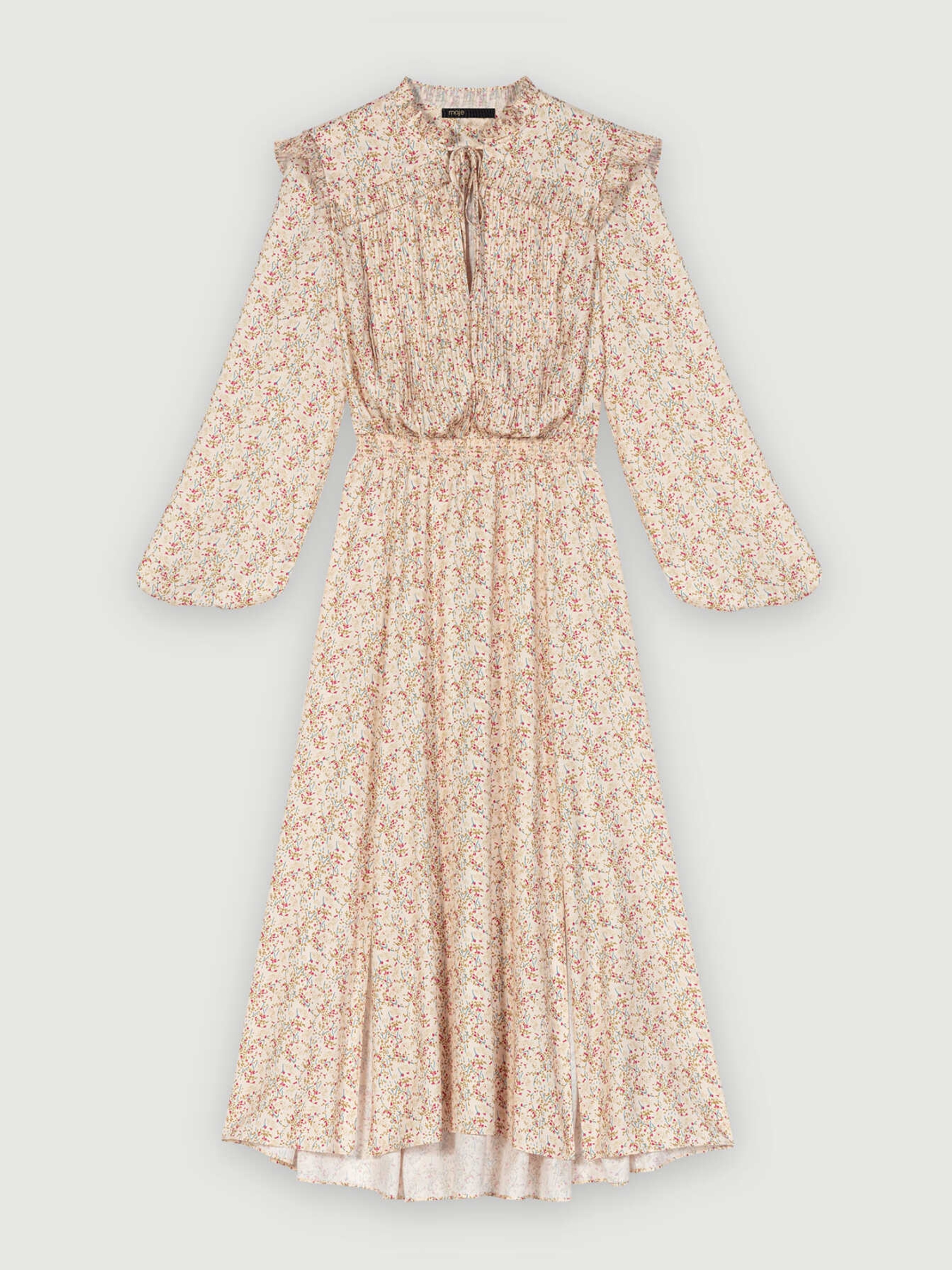 Ecru/Fuchsia Micro Flower