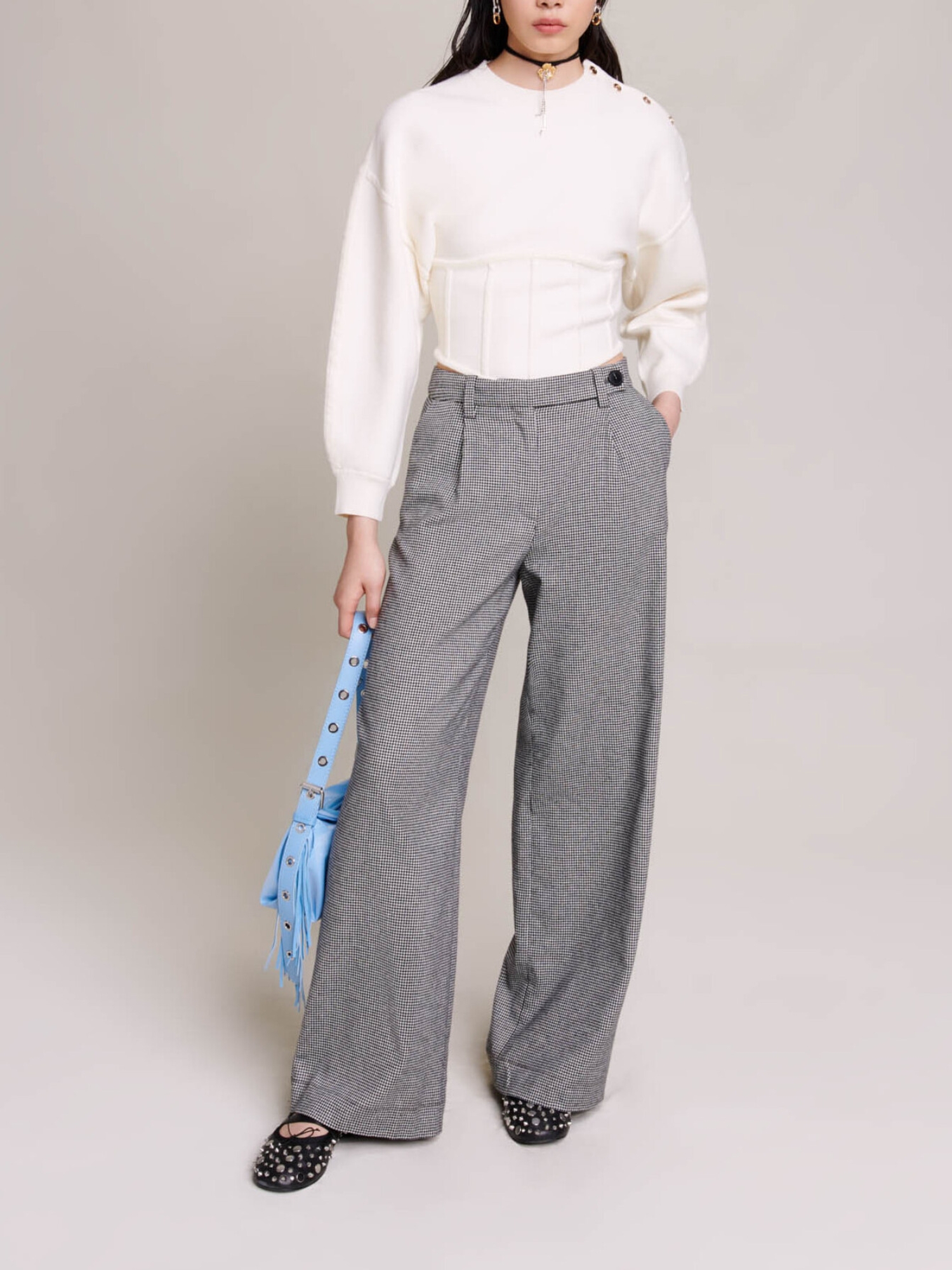 Product photo Wide-leg suit trousers number 1