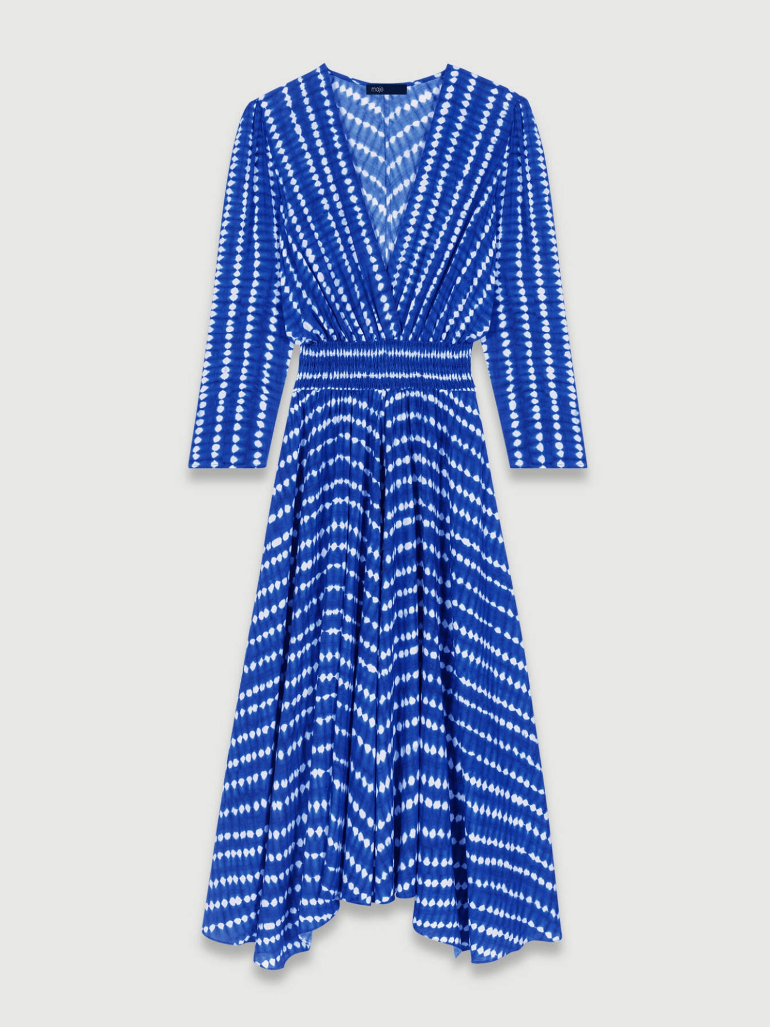 Tie Dye Blue Drop Print