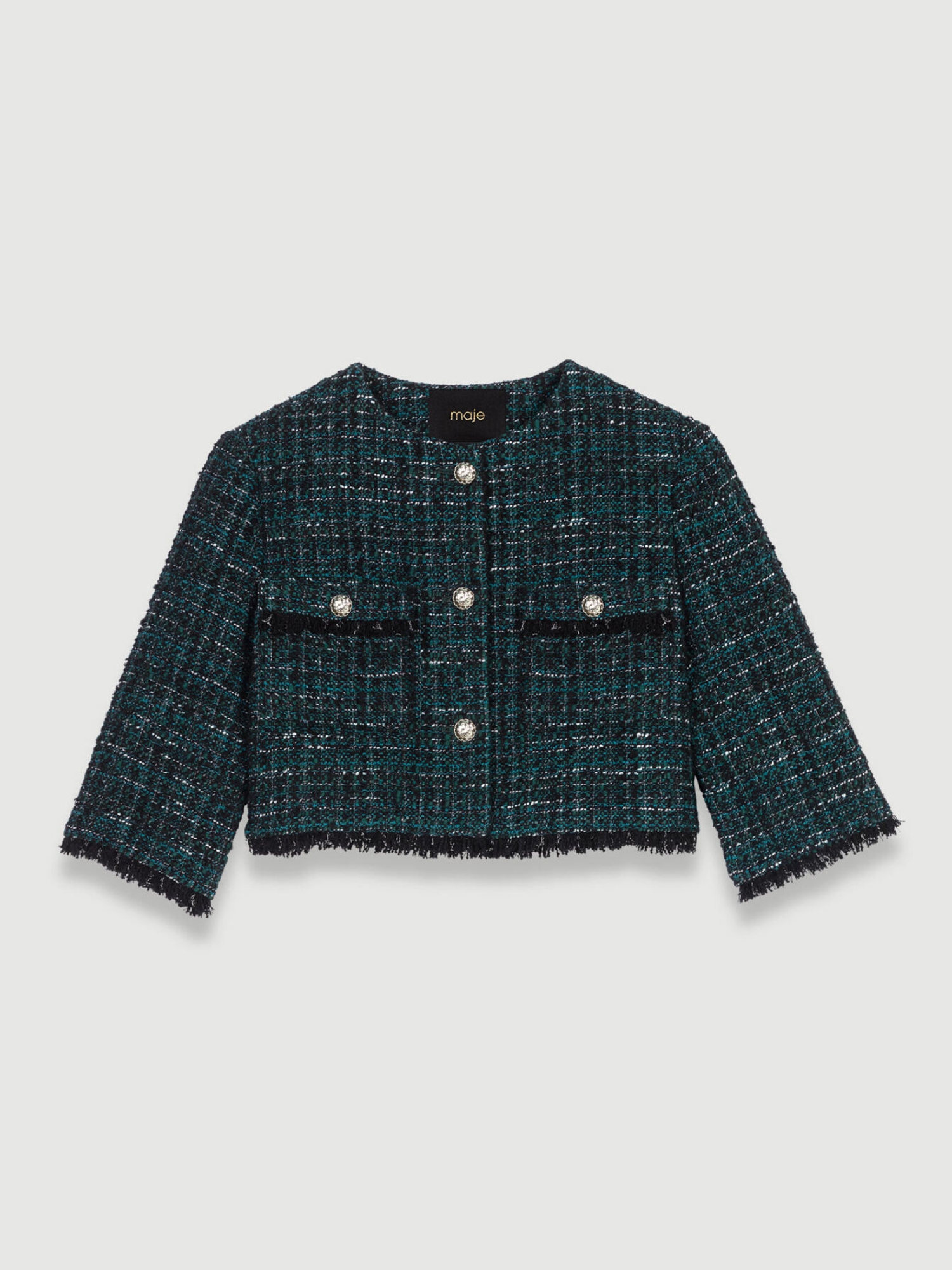 Short tweed jacket